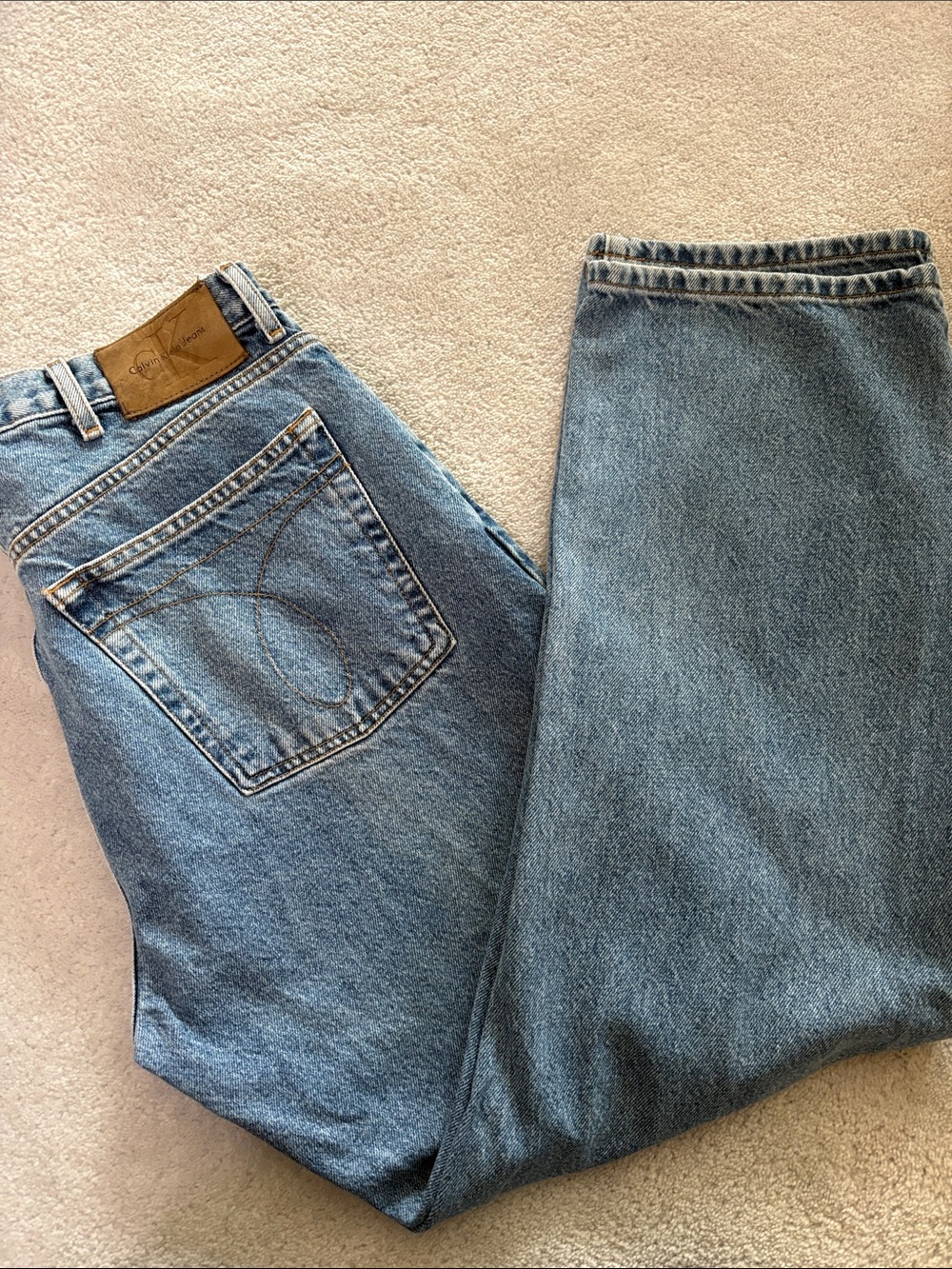 Vintage Calvin Klein Classic Blue Men's Denim Jeans